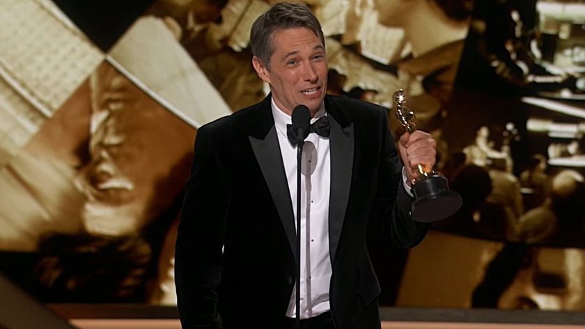 Sean Baker accepts the Best Director award for &quot;Anora&quot; at the 2025 Academy Awards.