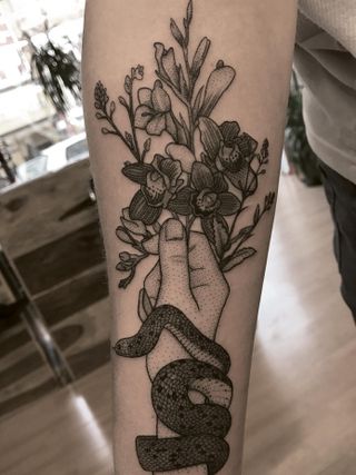 Martha Smith's tattoo