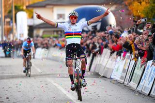 Van der Poel takes gold at men's European Cyclo-cross Championships
