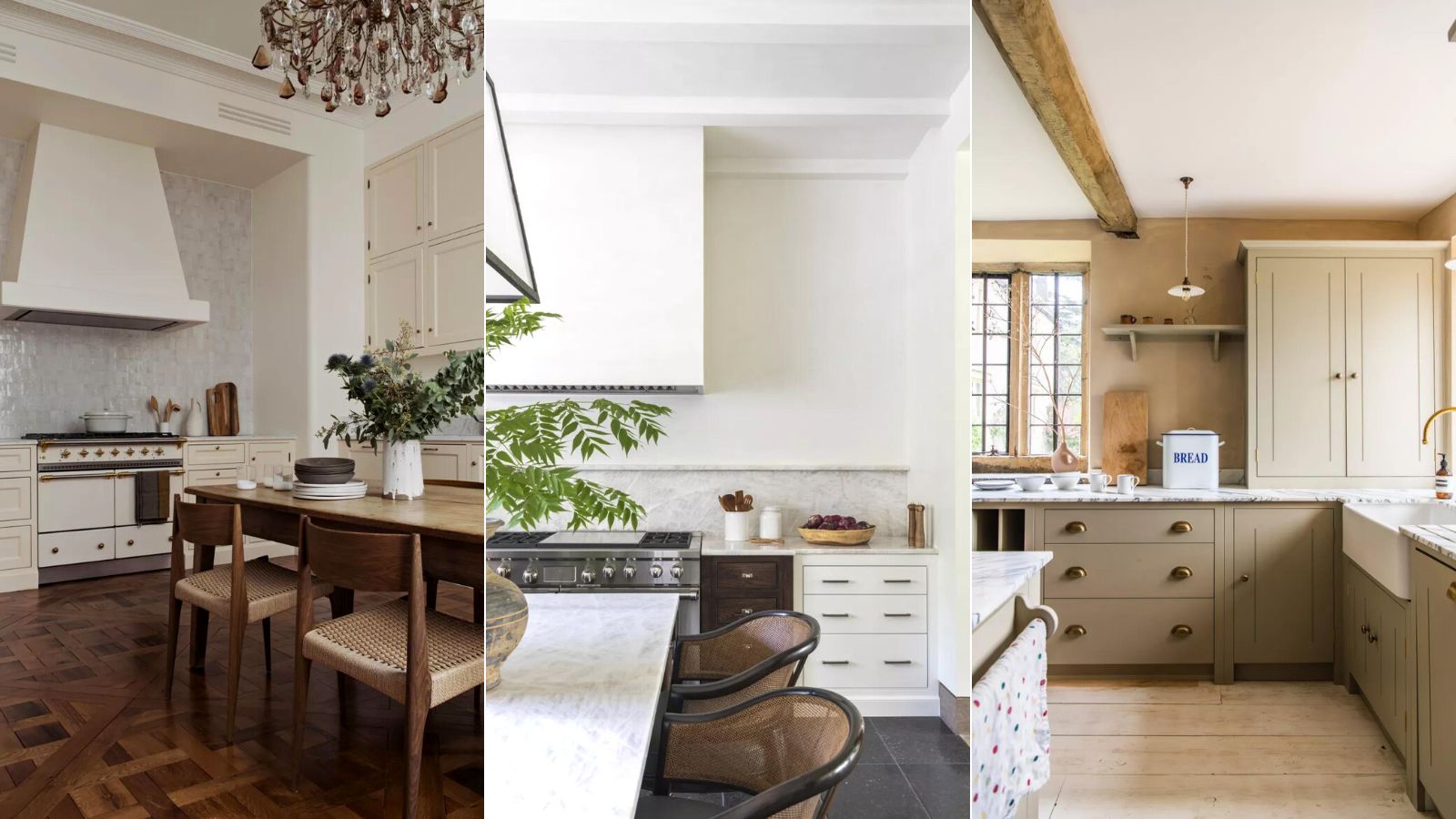Beige Kitchen Cabinets Design Ideas
