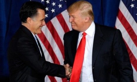 Mitt Romney was pleased to win Donald Trump&amp;#039;s endorsement in February, but the reality TV personality&amp;#039;s support may have since become a political liability.