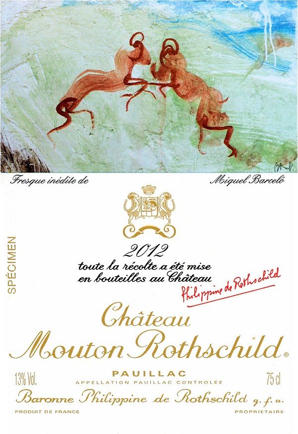 Mouton unveils Catalan artist label for 2012 vintage | Decanter