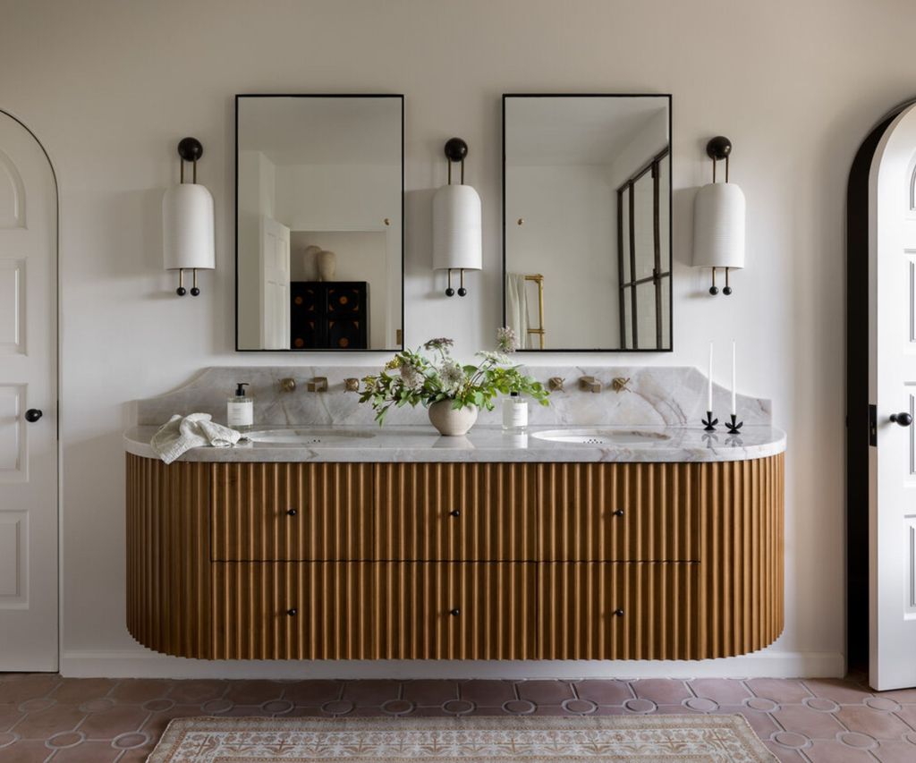 Why floating vanities are 2026's biggest bathroom trend | Homes and Gardens