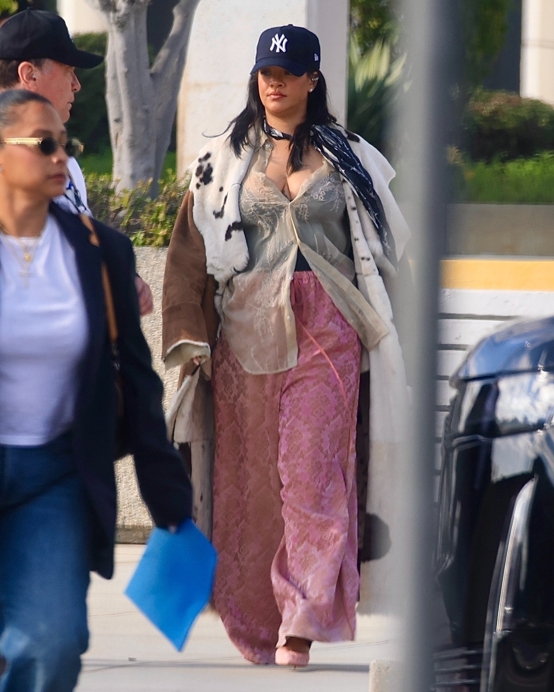 Rihanna wore pajamas from Ann Demeulemeester Spring 2026