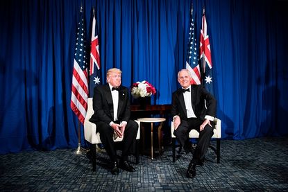 Donald Trump and Malcolm Turnbull.