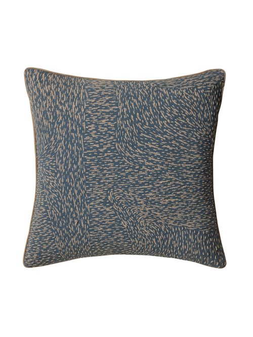 Ollie Pillow - Blue 24" X 24"