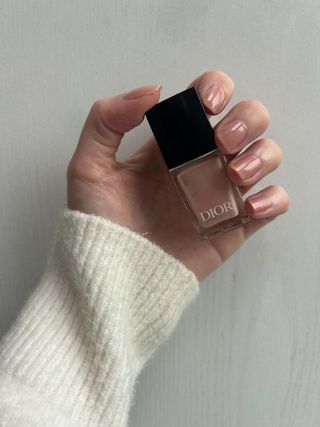 @gracelindsay__ testing a Dior nail polish