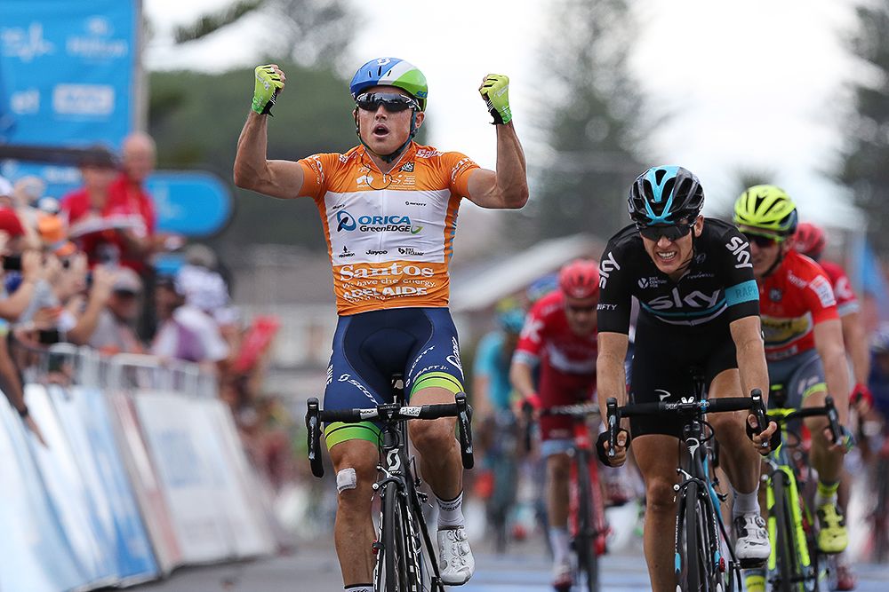 Simon Gerrans wins stage 4 at the Tour Down Under
