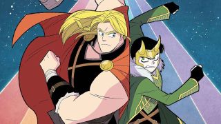 Cover of Thor and Loki: Double Trouble #1 by Gurihiru