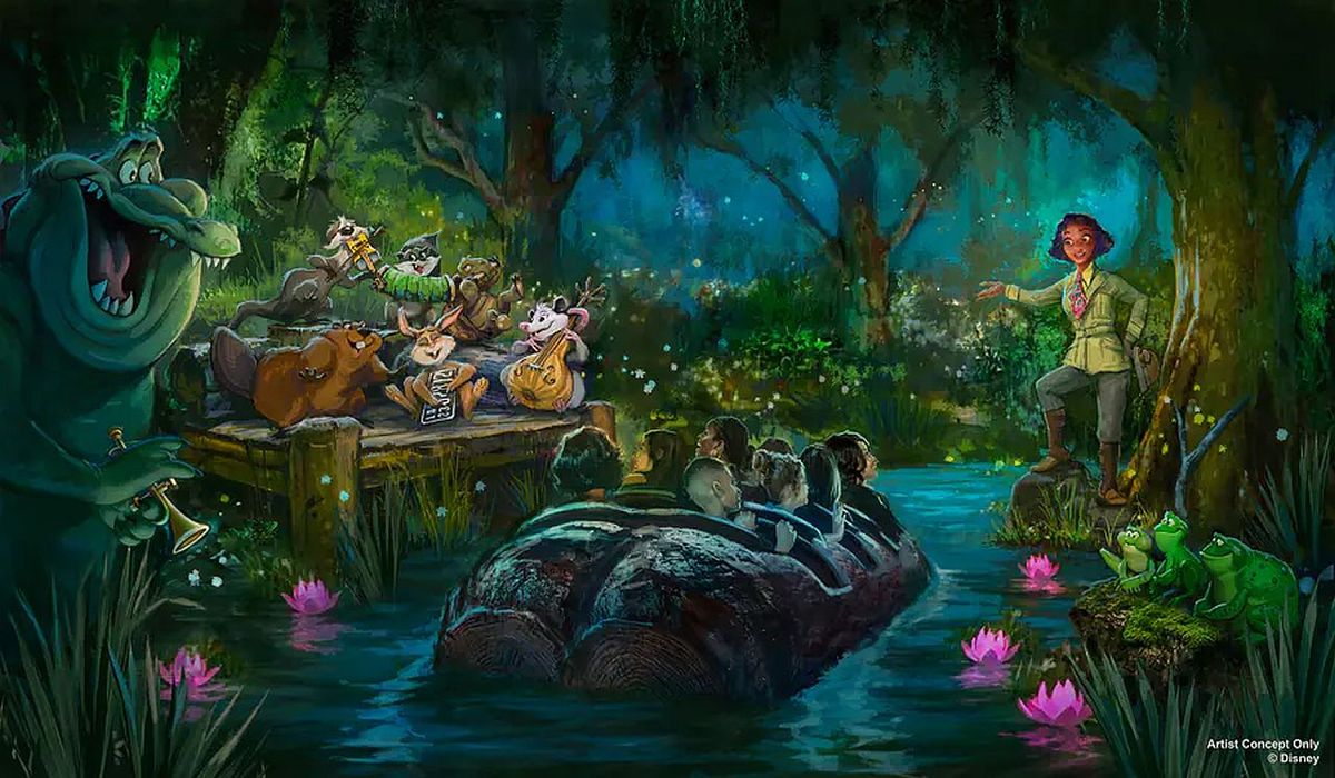 Tiana&#039;s Bayou Adventure concept art