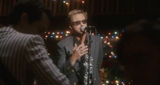 Ryan Gosling performs "I'm Just Ken (Merry Kristmas, Barbie)" with Mark Ronson