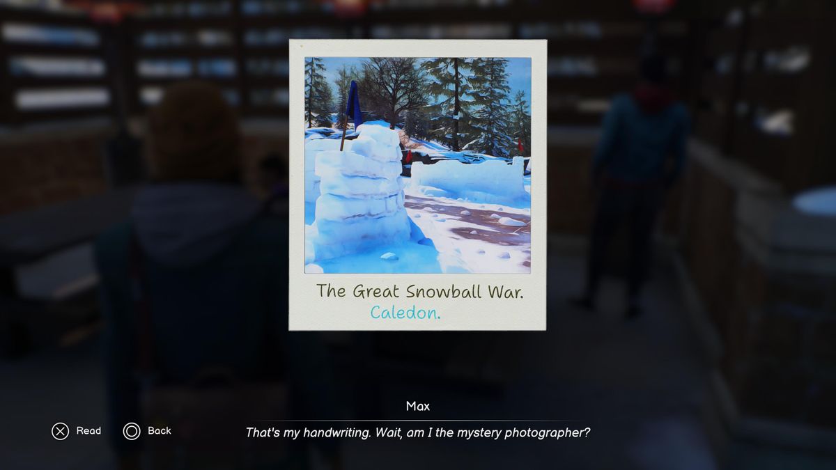 Life is Strange: Double Exposure Polaroid 1, chapter 2