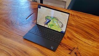 A Dell XPS 13 Plus on a table