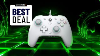 A GameSir G7 SE marketing image with a GamesRadar Best Deal Stamp on it