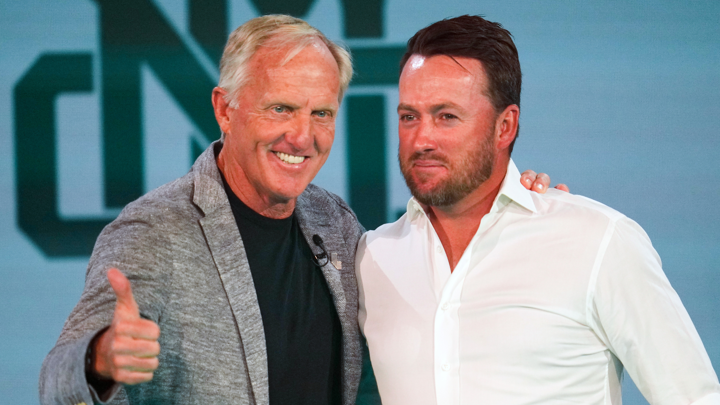 Greg Norman and Graeme McDowell