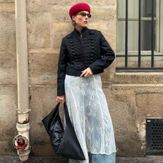 Girl posing for photo wearing 