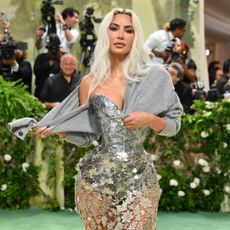 Kim Kardashian attends the 2024 Met Gala