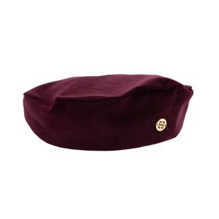 Audrey - Burgundy Velvet Beret Hat by Sibi Hats