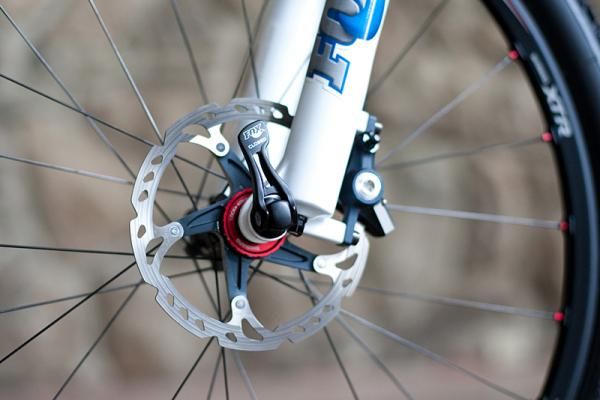 Newly fitted 15mm thru-axle forks add extra steering precision.