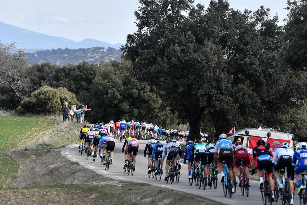 Scenery along the route of stage 5 at Paris-Nice
