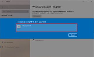 Microsoft account link