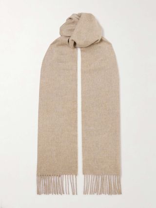 Fringed Cashmere Scarf