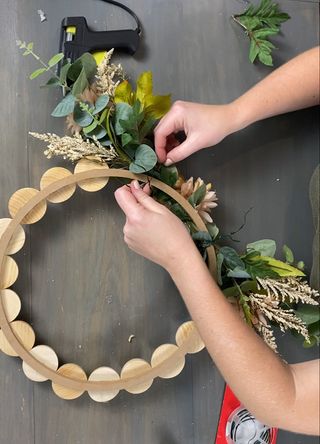 Fall wreath DIY