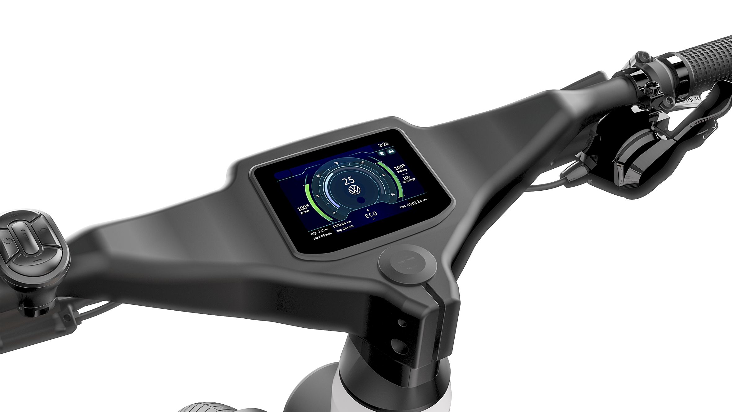 Volkswagen e-bike display
