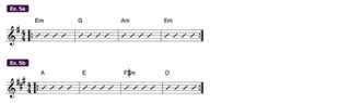 Hendrix Am chord lesson example 5