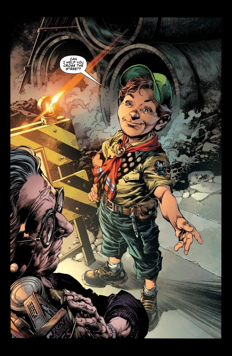 Geoff Johns and Ivan Reis reunite for Hyde Street – a scary and surreal new horror comic featuring an evil boy scout