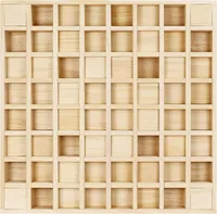 BXI QRD wood sound diffuser, 24x24x2.8in BXI QRD wood sound diffuser, 24x24x2.8in