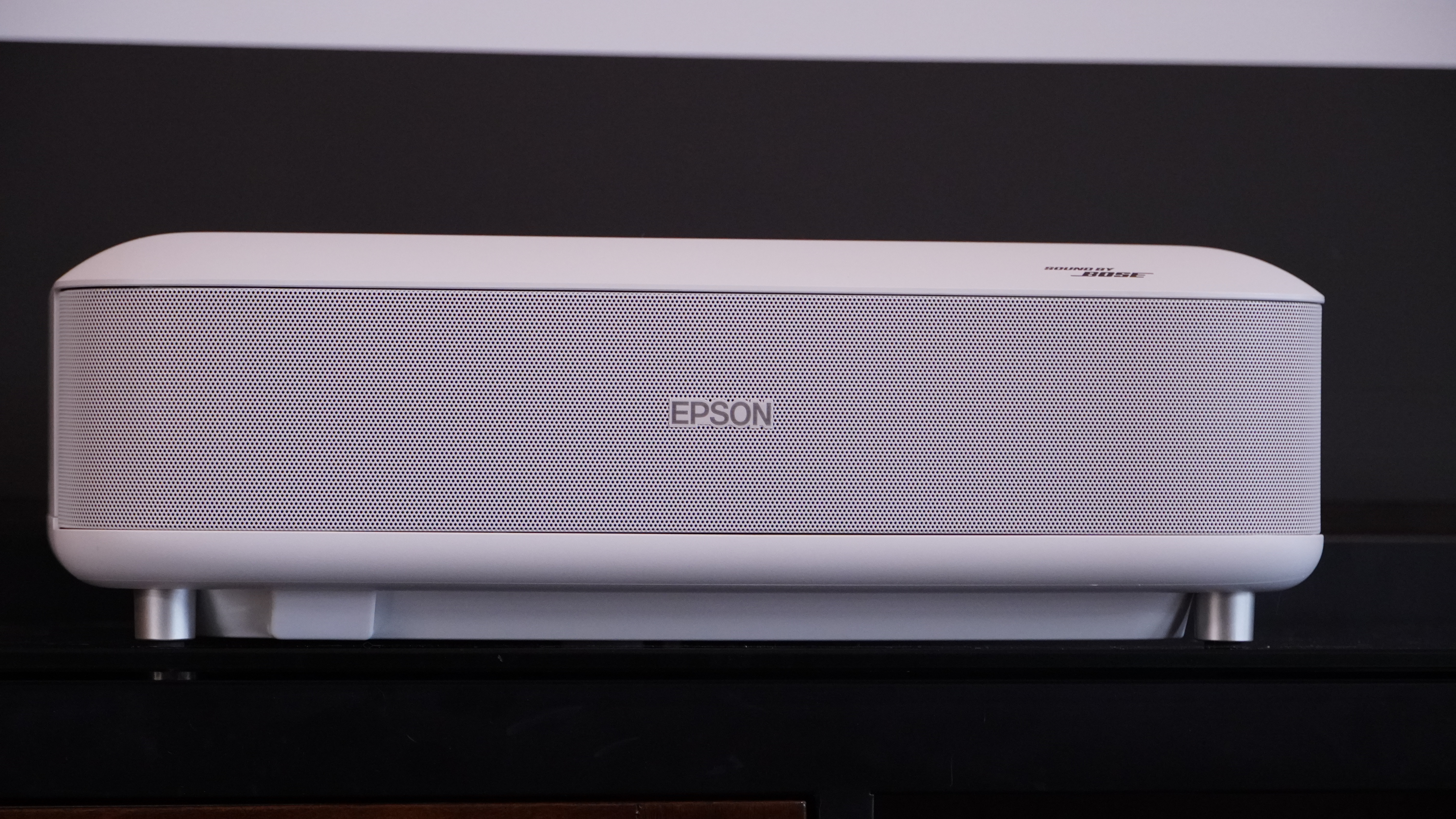 The front panel of the Epson LifeStudio Grand Projector