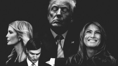 Donald Trump, Ivanka Trump, Melania Trump and Jared Kusher