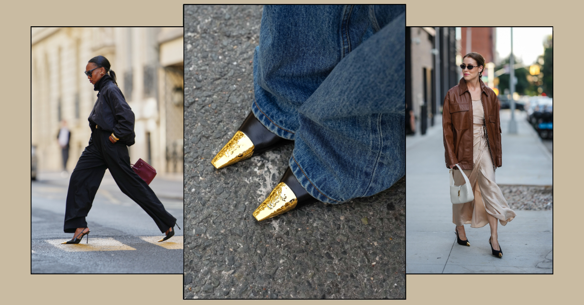 The Chicest Women Are Reclaiming This Statement Shoe Trend