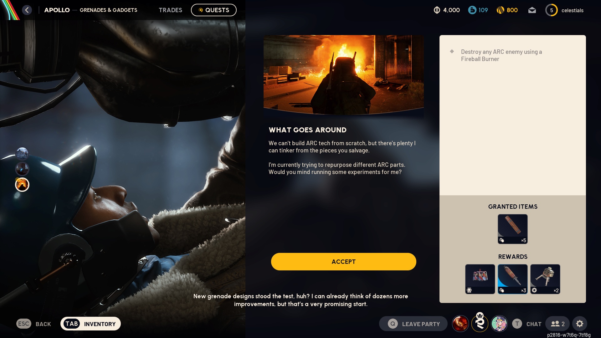 How to destroy an ARC enemy with a Fireball Burner