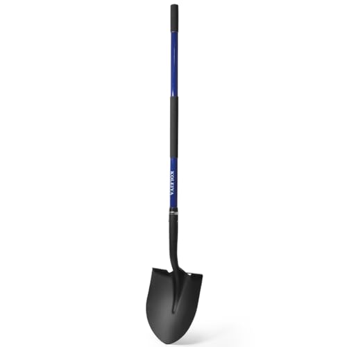 Koleiya Shovel,shovels for Digging Heavy Duty With Fiberglass Handle,spade Shovel for Gardening Trenching Planting Transferring,57 Inches,blue