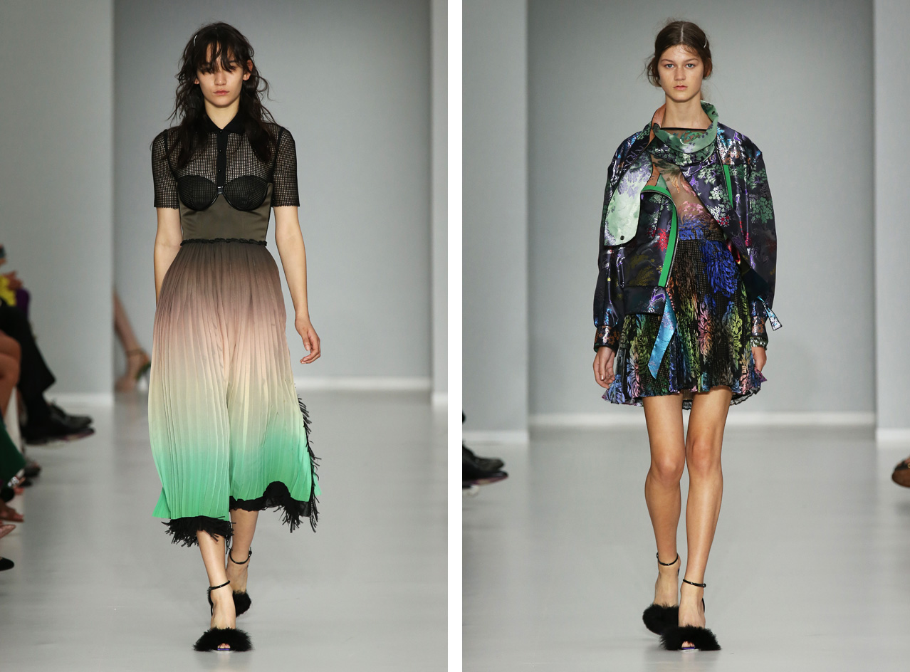 The clothes came to life, floating serenely like aquatic plants.