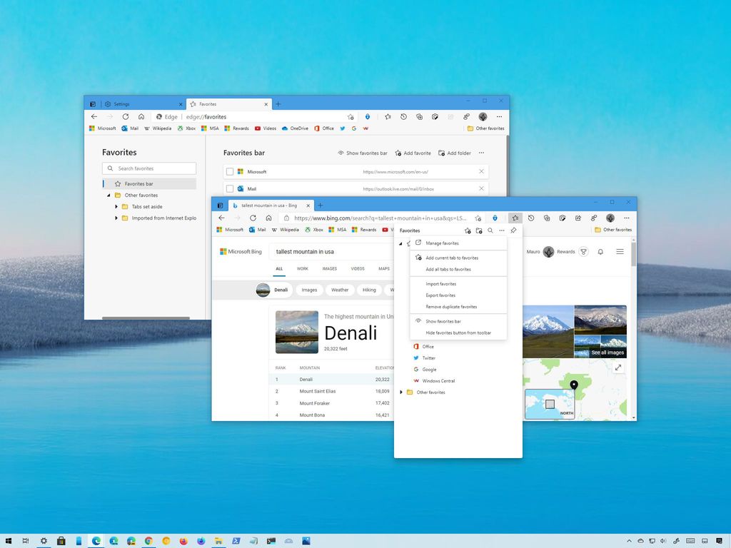 How To Manage Favorites On Microsoft Edge | Windows Central