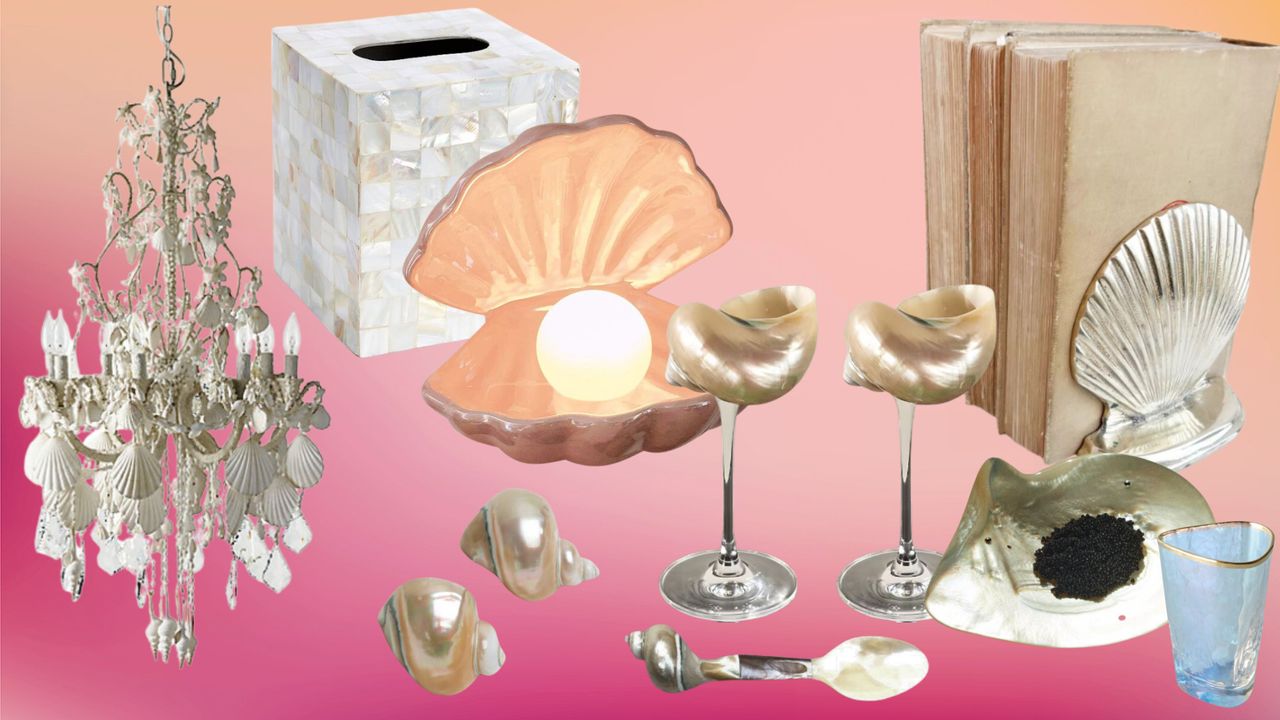 ethereal pearl seashell decor, chosen by a style editor