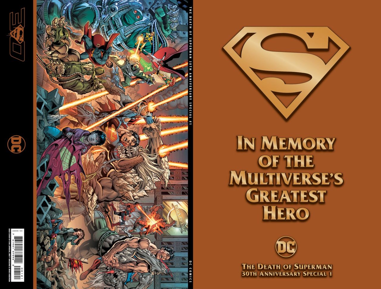The Death of Superman 30th Anniversary Special #1 polybag variant