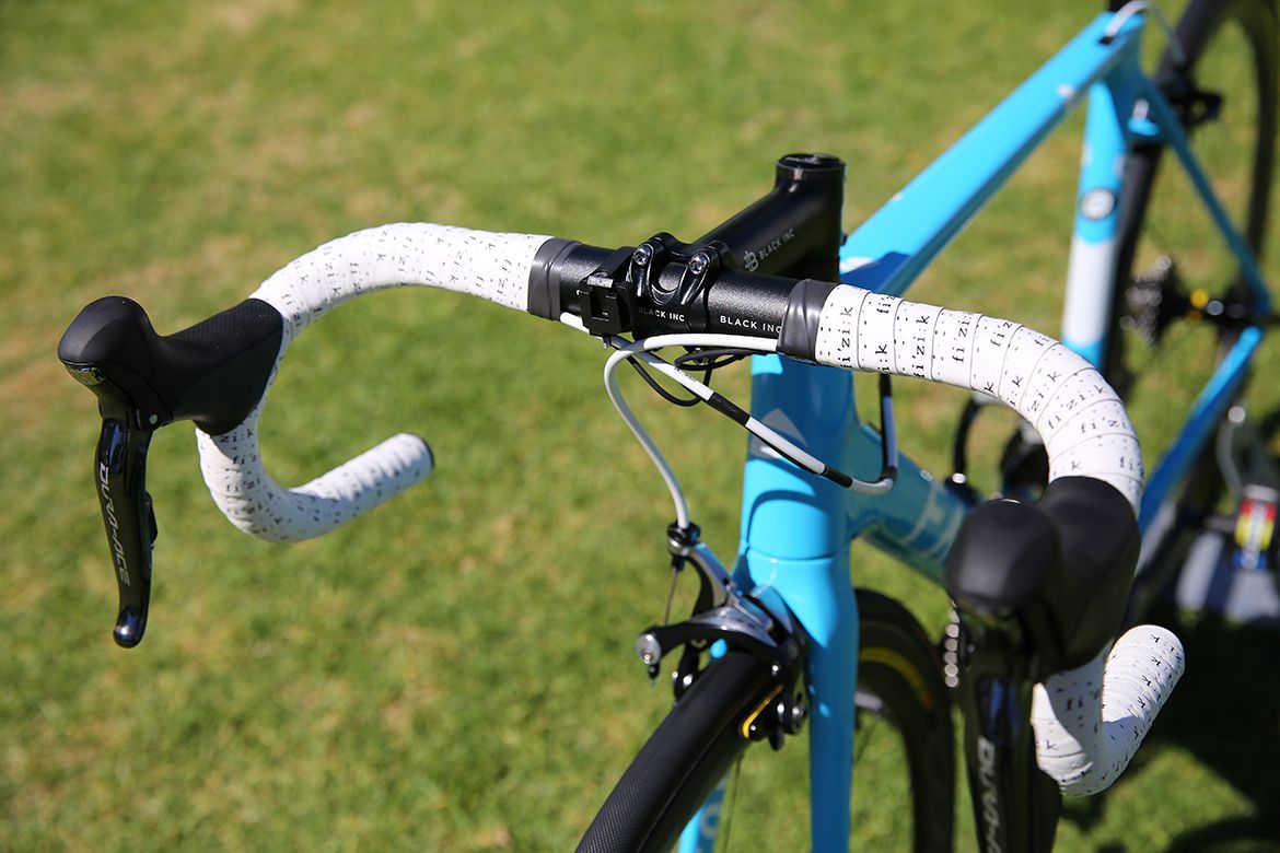 AG2R are using Black Inc stems and seatposts