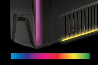 Programmable LED lights on the Pure Sine Wave Gaming UPS System