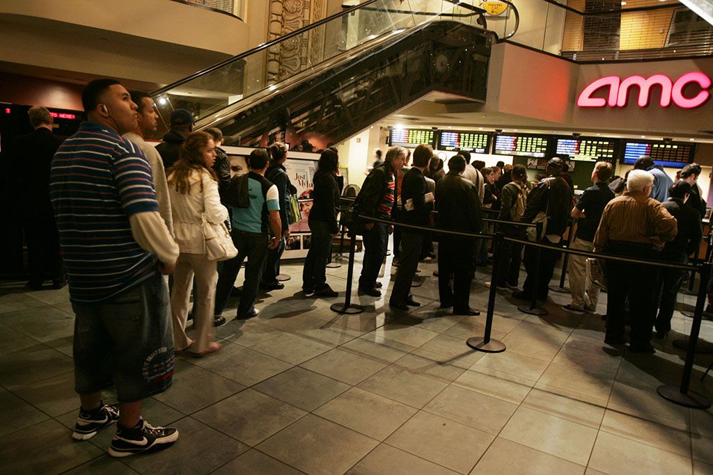 An AMC movie theater. 