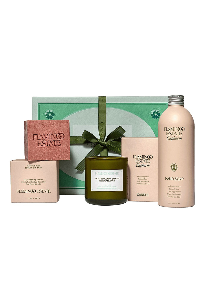 Flamingo Estate Jasmine Rose Bath Set
