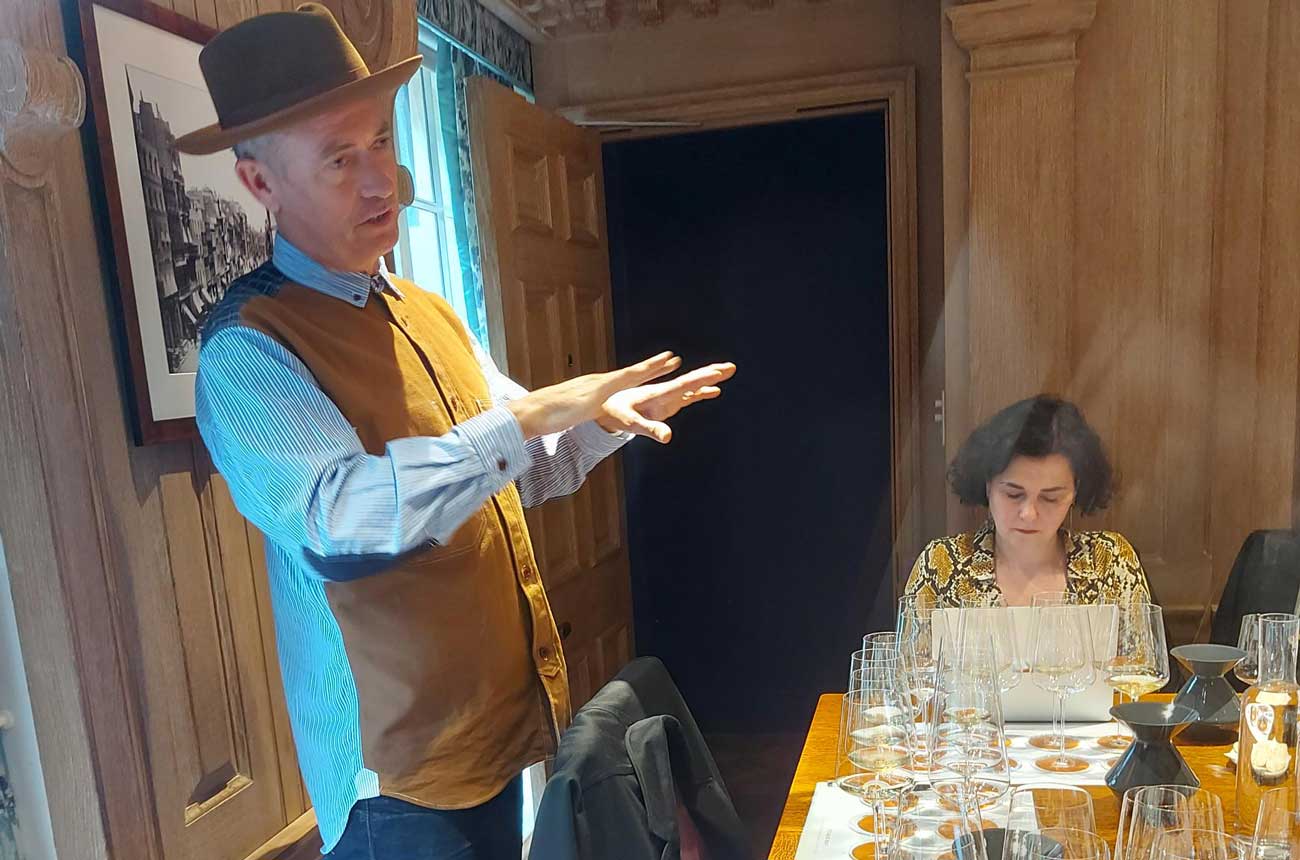 Ed Donaldon and Anne Krebiehl MW