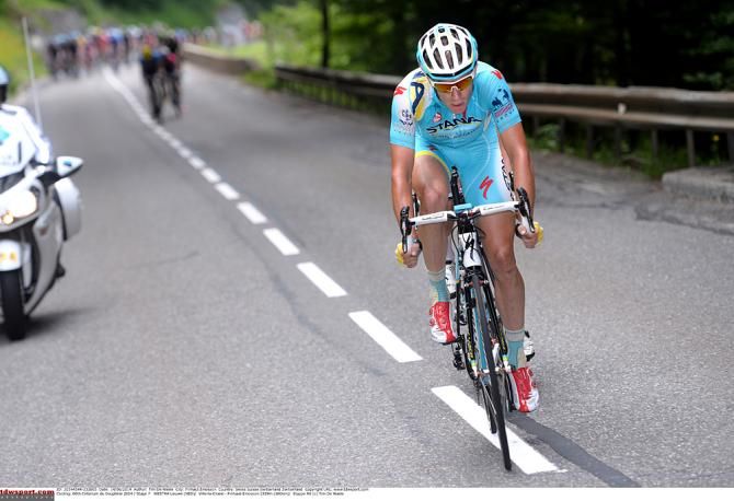 Lieuwe Westra (Astana) makes his move during stage 7