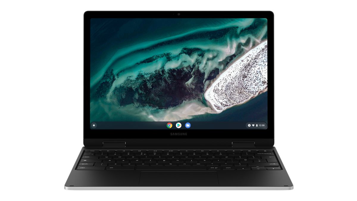 Samsung Galaxy Chromebook 2 360 viewed front-on