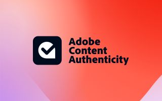 Adobe MAX London; a logo for the new Content Authenticity app