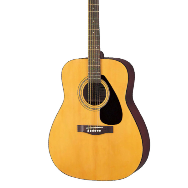 A small square picture showing a close-up of the Yamaha F310 acoustic guitar