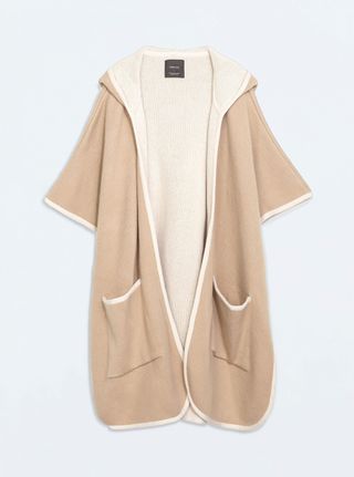 Zara hooded cape with piping, £69.99